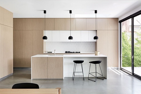 طراحی قفسه‌های آشپزخانه