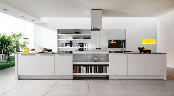 طراحی قفسه‌های آشپزخانه