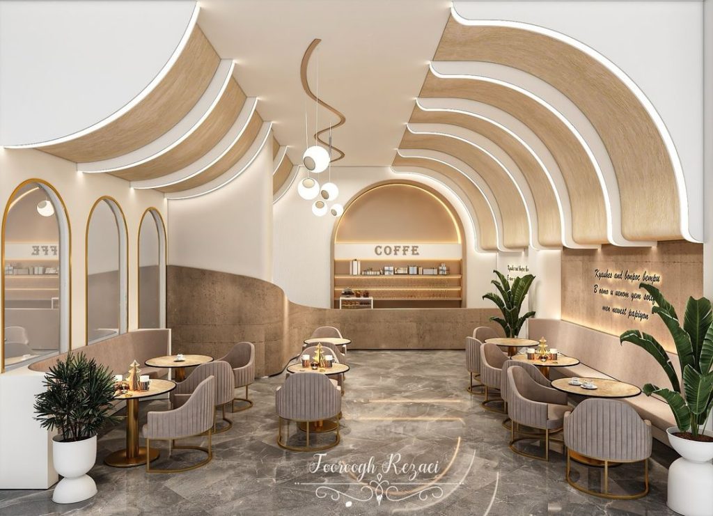  عکس کافه های مینیمال تهران